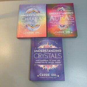 Set of 3 Books: Understanding Crystals, Auras & Chakras by Cassie Uhl